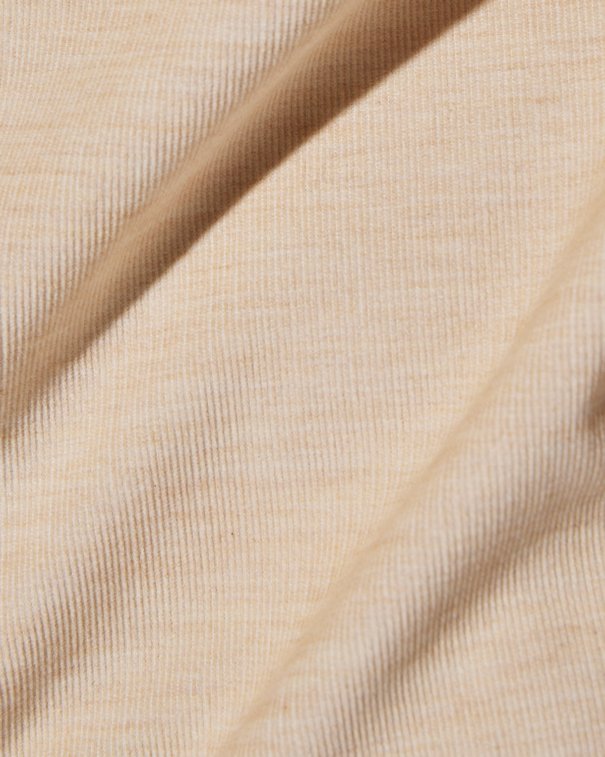 Cotton Corduroy Shirt - Beige Melange